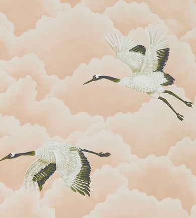 Harlequin Cranes in Flight 111232 tapéta - Paisley Home