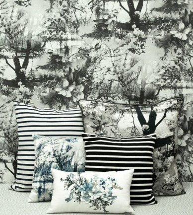 Jean Paul Gaultier Brume Ecru - Noir tapéta - Paisley Home