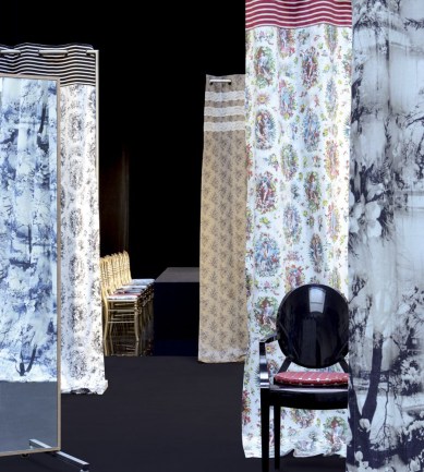 Jean Paul Gaultier Casino Graphite textil - Paisley Home