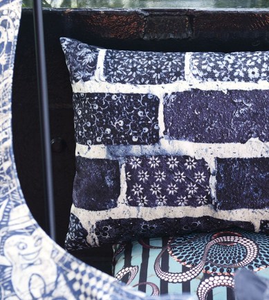 Jean Paul Gaultier Folk Indigo textil - Paisley Home