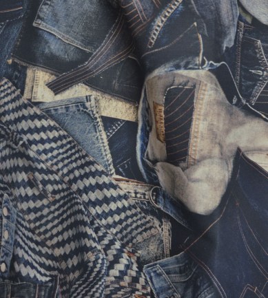 Jean Paul Gaultier On The Road Indigo textil - Paisley Home