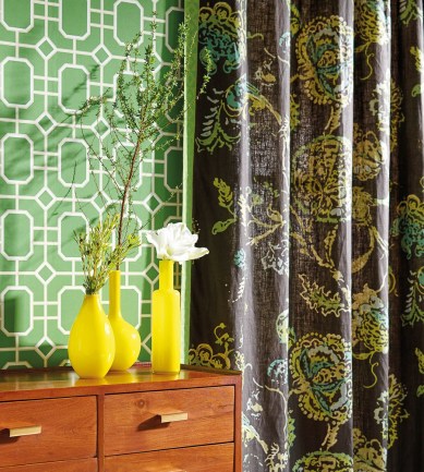 Jim Thompson No.9 Pavilion Chalk tapéta - Paisley Home