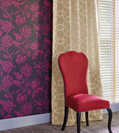 Jim Thompson No.9 Pomegranate Celadon tapéta - Paisley Home