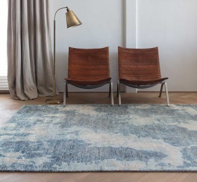 Ligne Pure Erode Blue - Beige szőnyeg - Paisley Home