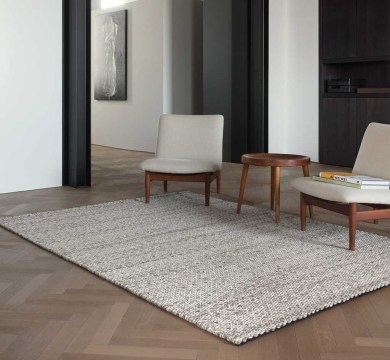 Ligne Pure Solid Beige - Grey szőnyeg - Paisley Home