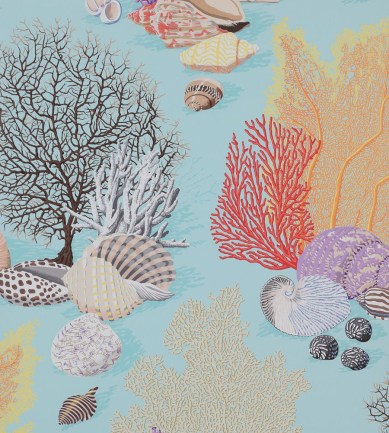 Manuel Canovas Byron Bay Turquoise tapéta - Paisley Home