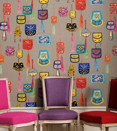 Manuel Canovas Miao Taupe tapéta - Paisley Home