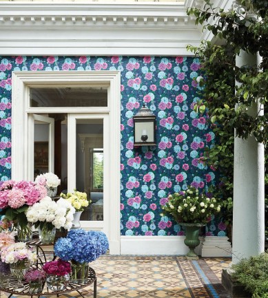 Matthew Williamson Duchess Garden Aqua tapéta - Paisley Home