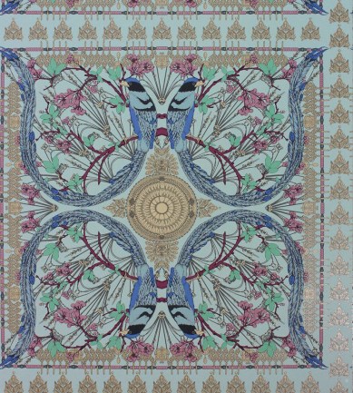 Matthew Williamson Lyrebird Aqua tapéta - Paisley Home