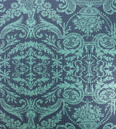 Matthew Williamson Orangery Lace Midnight tapéta - Paisley Home