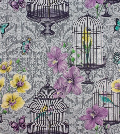Matthew Williamson Orangery Amethyst-Lilac-Lemon tapéta - Paisley Home