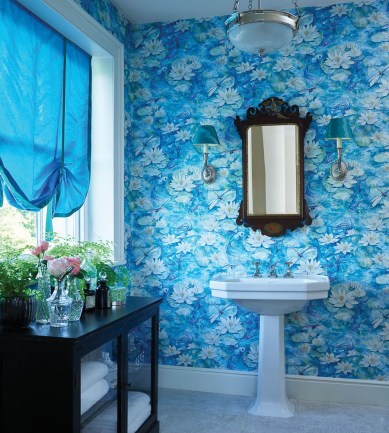 Matthew Williamson Water Lily Lily Jade tapéta - Paisley Home