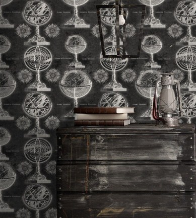 MINDTHEGAP Armillary Anthracite design tapéta - Paisley Home