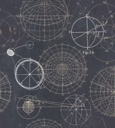 MINDTHEGAP Astronomy Blue design tapéta - Paisley Home