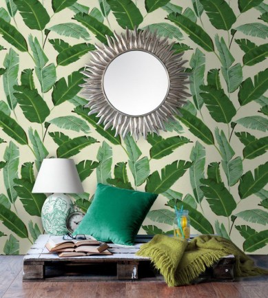 Mind the Gap Banana Leaves design tapéta - Paisley Home