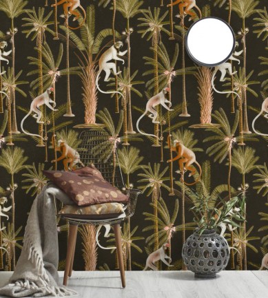 Mind the Gap Barbados Anthracite design tapéta - Paisley Home