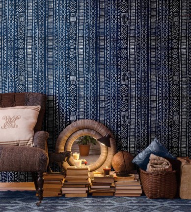 MINDTHEGAP Bogolanfini design tapéta - Paisley Home