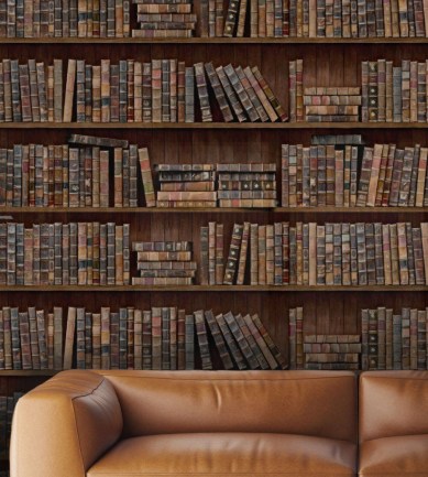 MINDTHEGAP Book Shelves design tapéta - Paisley Home