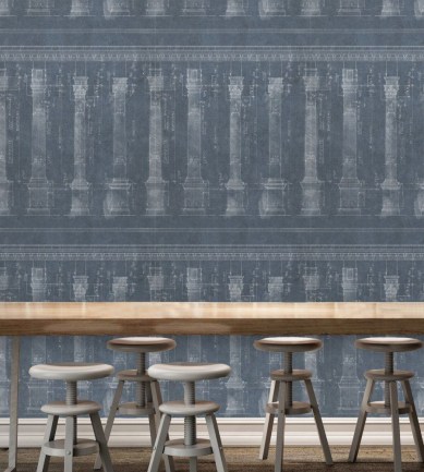 Mind the Gap Colonnade Blue design tapéta - Paisley Home