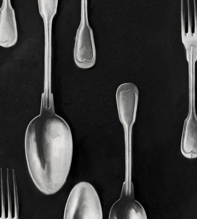MINDTHEGAP Cutlery Silver design tapéta - Paisley Home