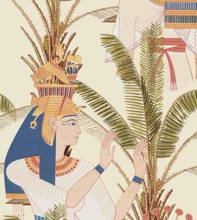 MINDTHEGAP Egyptian Queens design tapéta - Paisley Home