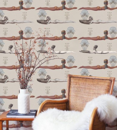 MINDTHEGAP Egyptum Taupe design tapéta - Paisley Home