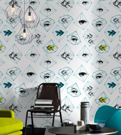 MINDTHEGAP Fish Eye design tapéta - Paisley Home