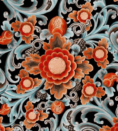 MINDTHEGAP Floral Painting Dark design tapéta - Paisley Home