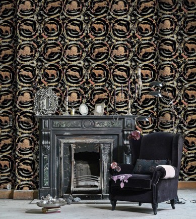 MINDTHEGAP Fresce Anthracite design tapéta - Paisley Home