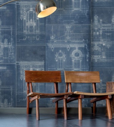 MINDTHEGAP Garnier Blue design tapéta - Paisley Home