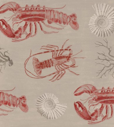 MINDTHEGAP Lobster Taupe design tapéta - Paisley Home