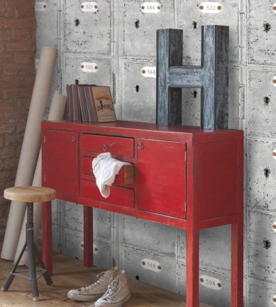 MINDTHEGAP Locker Room White design tapéta - Paisley Home