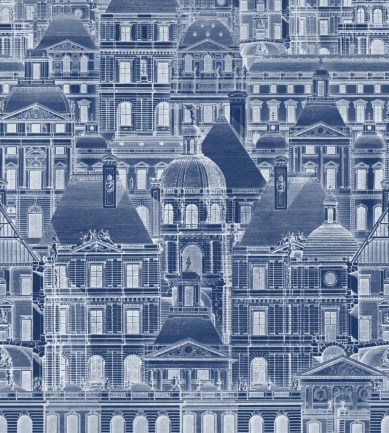 Mind the Gap Louvre Blue design tapéta - Paisley Home