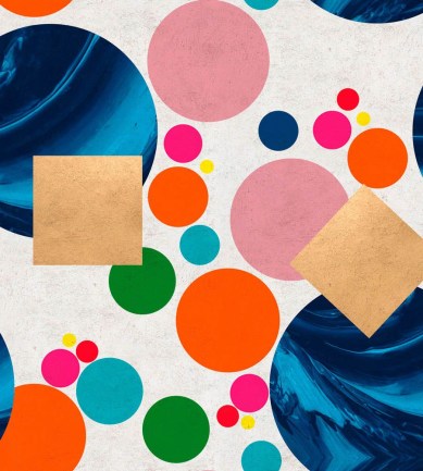 Mind The Gap Pseudomorph Blue tapéta