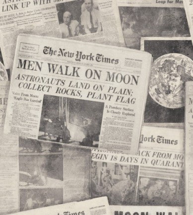 MINDTHEGAP Moonwalker Neutral design tapéta - Paisley Home