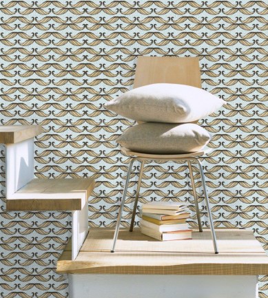MINDTHEGAP Moustache design tapéta - Paisley Home