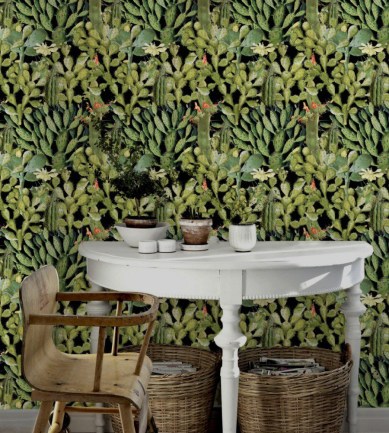 MINDTHEGAP Opuntia Anthracite design tapéta - Paisley Home