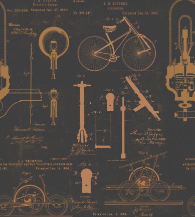 MINDTHEGAP Patents design tapéta - Paisley Home