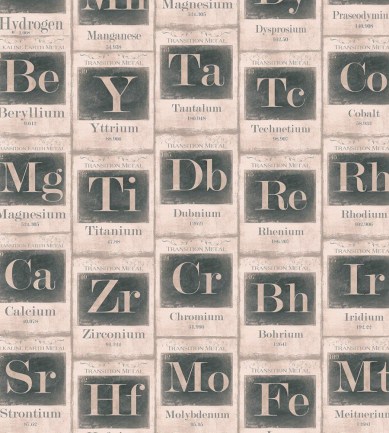 MINDTHEGAP Periodic Table Of Elements Sand design tapéta - Paisley Home