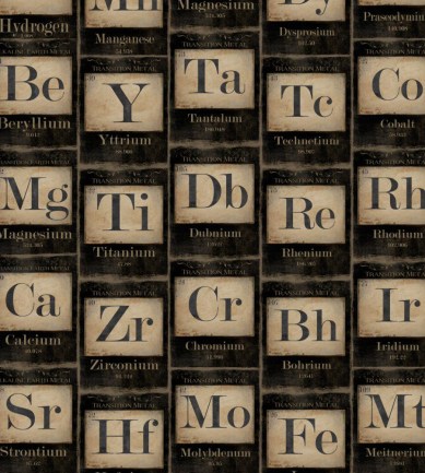 MINDTHEGAP Periodic Table Of Elements design tapéta - Paisley Home