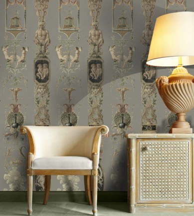 MINDTHEGAP Pilasters Grey design tapéta - Paisley Home