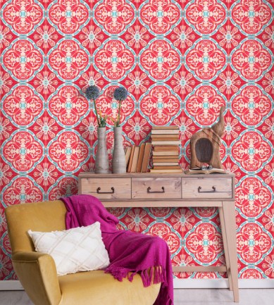 MINDTHEGAP Rufous Tile design tapéta - Paisley Home
