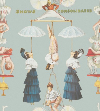 MINDTHEGAP The Great Show Blue design tapéta - Paisley Home