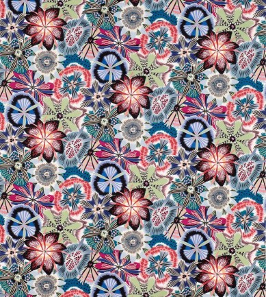 Missoni Home Passiflora Blue luxus textil