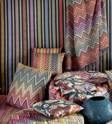 Paisley Home - Missoni Home luxus függöny és kárpit anyagok teljes választéka