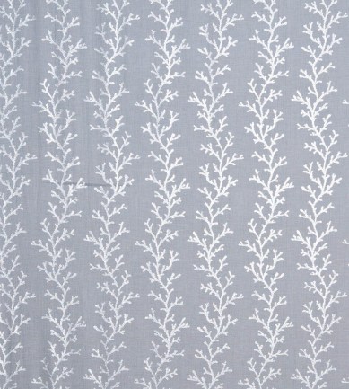 MYB Textiles Coral Delphinium Lurex textil - Paisley Home