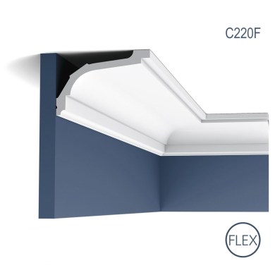Orac Decor C220F prémium minőségű mennyezeti holker díszléc