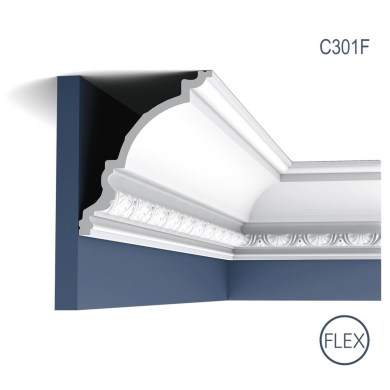 Orac Decor C301F prémium minőségű mennyezeti holker díszléc