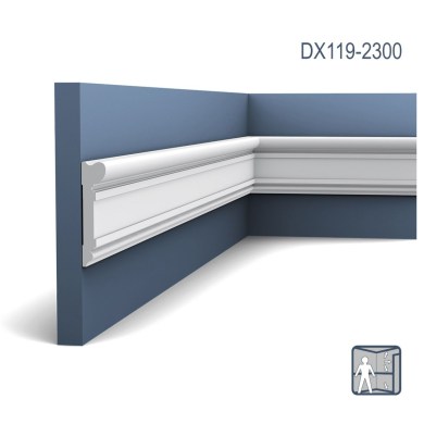 Orac Decor DX119-2300 prémium minőségű oldalfali díszléc