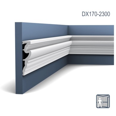 Orac Decor DX170-2300 prémium minőségű oldalfali díszléc